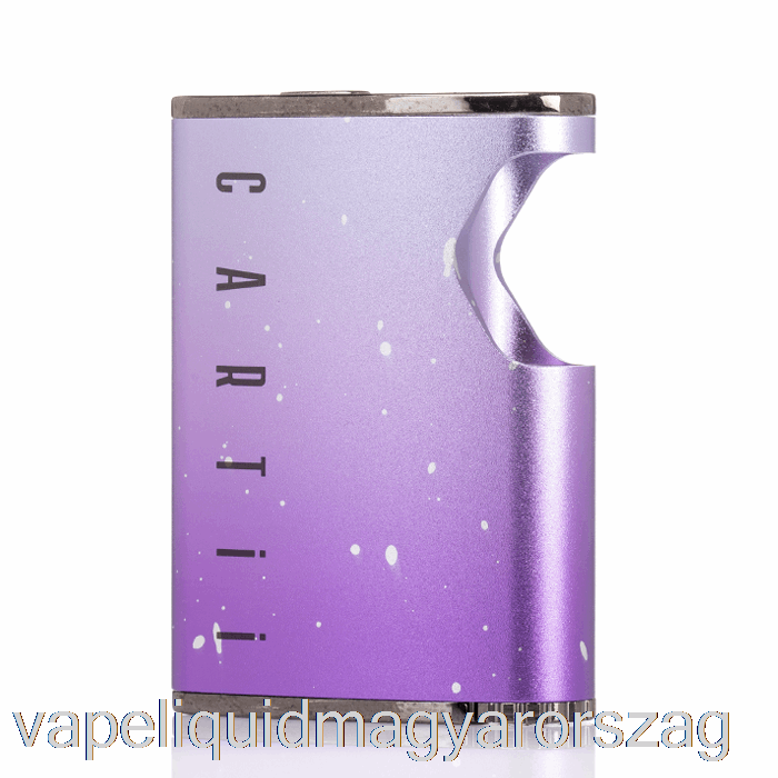 Dazzleaf Cartii 2 Az 1-ben Twist 510 Menetes Akkumulátor Lila Splatter Vape Folyadék